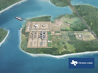 Texas LNG Brownsville is progressing on schedule and will be producing product in 2020