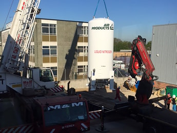 Tank of cold arrives at UK’s first clean cold technology facility