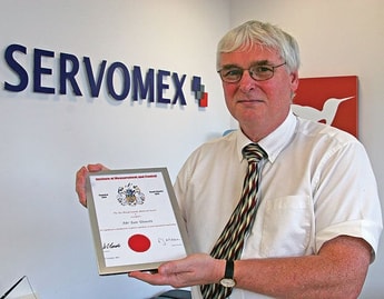 Servomex engineer recognised for outstanding contribution to instrument industry