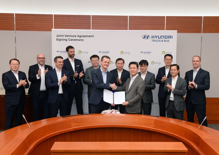 Hyundai Motor and H2 Energy sign joint venture to spearhead hydrogen mobility in Europe