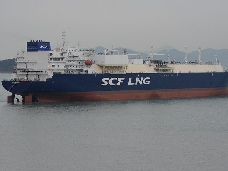Sovcomflot’s new LNG carrier named SCF Melampus
