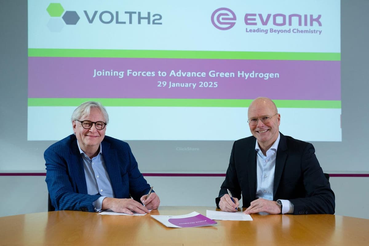 Evonik Partners with VoltH2 for Green Hydrogen Project in the Netherlands