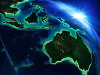 australia and indonesia