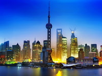 beautiful shanghai pudong
