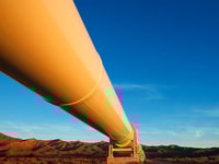 California Natural Gas Pipeline Desert
