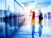 business deals work together