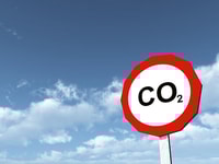 Carbon dioxide CO2 green