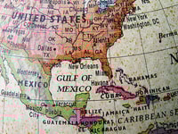 Map of central America