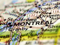 Montreal Canada map