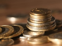 Currency close up financial