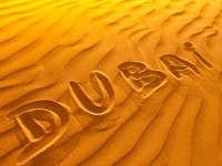 Dubai sand UAE