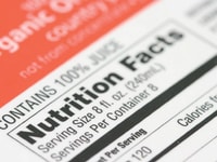 Food label, ingredients