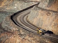 Gold mine mining
