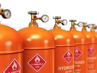hydrogen cylinders
