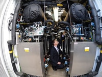 itm power cto dr simon bourne inside electrolyser container
