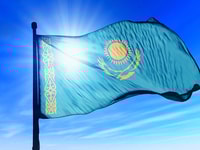 kazakstan flag