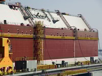 Liquefied natural gas ship building