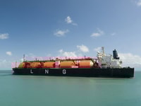 LNG Tanker at Sea