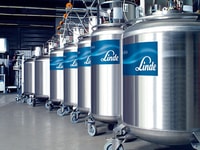 Linde helium dewars