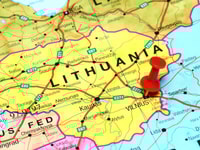 Lithuania-Vilnius-map