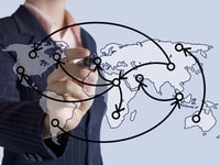 Logistics-technology-concept Distribution