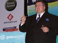 Hector Villarreal, President of Weldcoa, speaks at gasworld