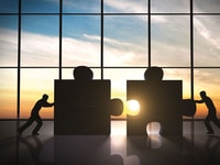 business deal, merger, acquisition concept