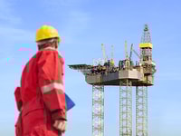 Oil rig worker