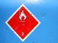 Safety label sign