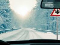 snowy road