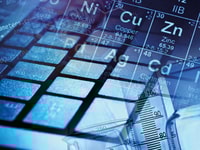 Spec-gases-Laboratory-Computer-keyboard-and-laboratory-glass-in-blue-light.-Science-concept