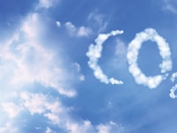 symbol co2 from clouds