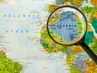 Algeria on Map