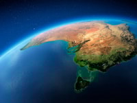 Australia with the Bass Strait