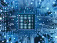 blue circuit board