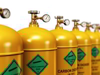 carbon dioxide gas cylinder