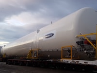 Chart cryogenic storage tanks for lng project in lithuania