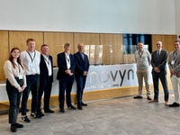 Chris Skidmore MP on HyNet visit at INOVYN