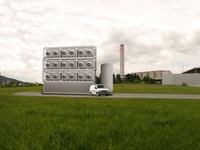 Climeworks co2 capture plant