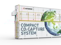 Compact CO2 capture system used in demonstration test
