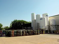 Airgas cylinder filling facility