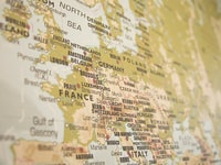 European map photo edit