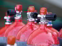 Gas diving cylinders