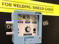 gasworld | Gas Mixer for 1-25 Welding Stations Adjustable from 0-50% CO2 in Argon, Model 8500