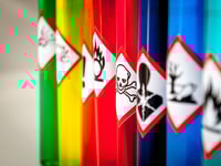 GHS Gas hazard warning symbols (iStock)