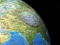 India-Middle East map