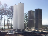 liquid oxygen aeration system for a hydroelectric plant in Alabama