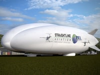 Straightline hybrid airship