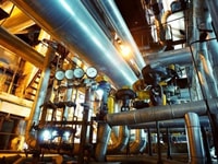 power to gas pipes