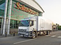 Sainsbury nitrogen truck
